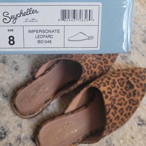 Women's Seychelles Slip On Leopard Print, Brown, Size 8